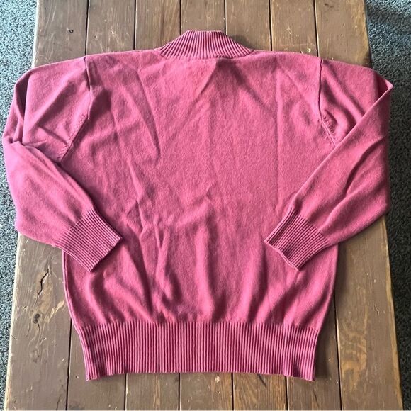 Norm Thompson Portland Oregon Vintage Cashmere Pink Sweater - Picture 4 of 6